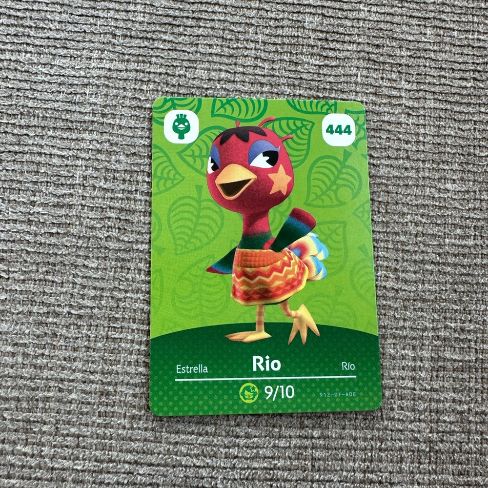 Animal Crossing Amiibo Card Rio